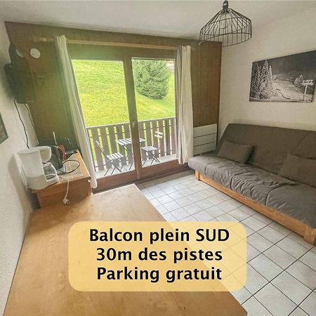 Joli Studio 4 Pers 30M Des Pistes Balcon Plein Sud Au Pieds Des Pistes B27- Draps Non Compris Saint-Jean-dʼAulps Exterior foto